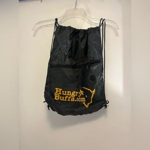 Black Drawstring Backpack